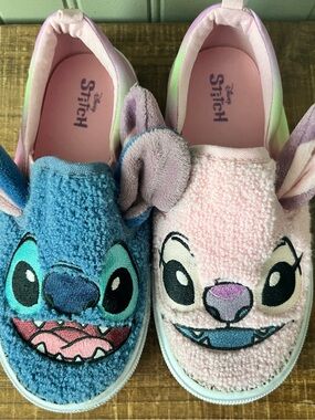 Stitch and Angel slip on shoes size 11